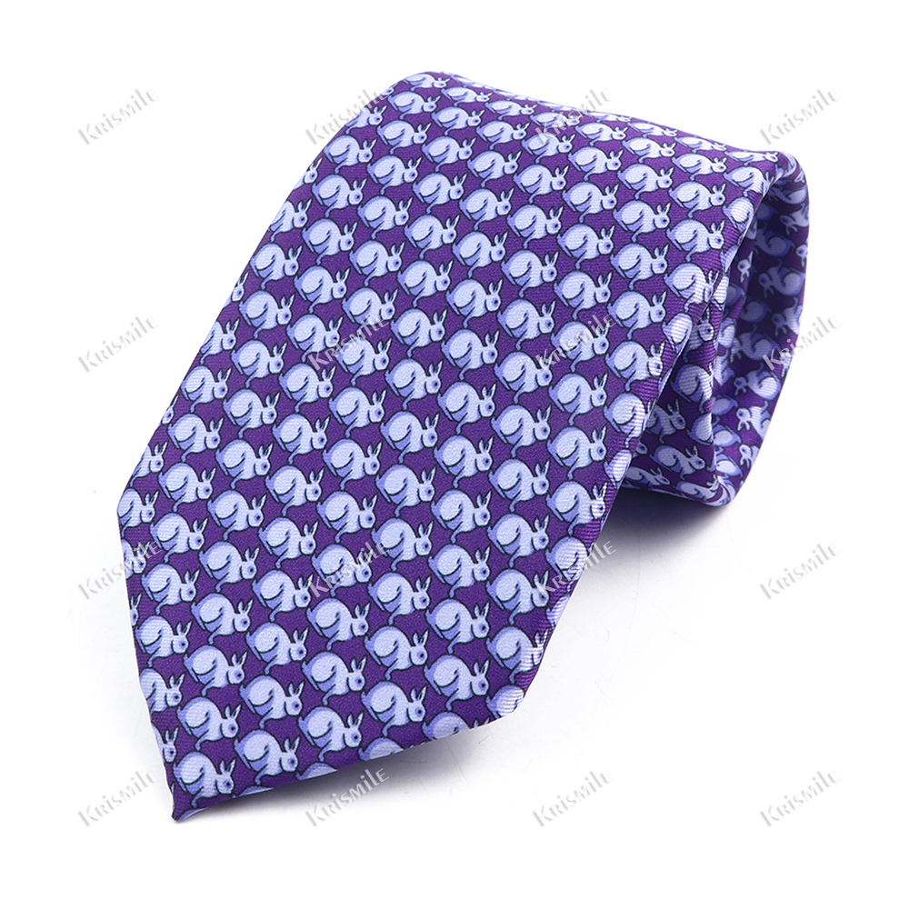 Nouveauté impression créative Imitation soie cravate décontracté hommes cravate dessin animé Animal mathématiques formule concepteur cravate de mariage cravate: LIGHT BLUE