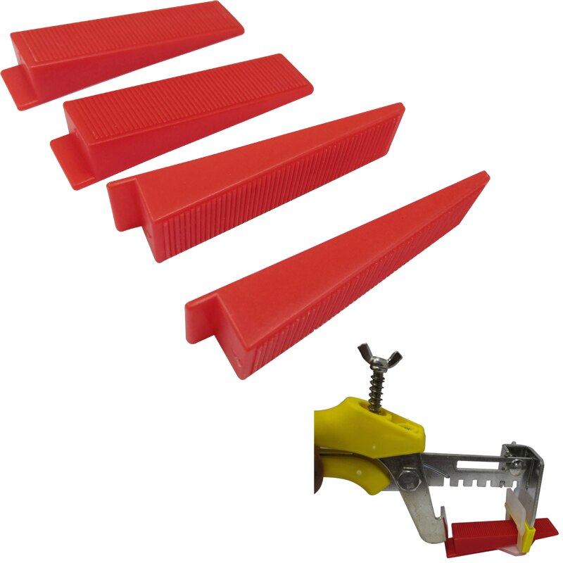 200pcs clips + 50pcs wedges + 1 plier Floor Tile Spacers Tiling Levers System Installation Tools