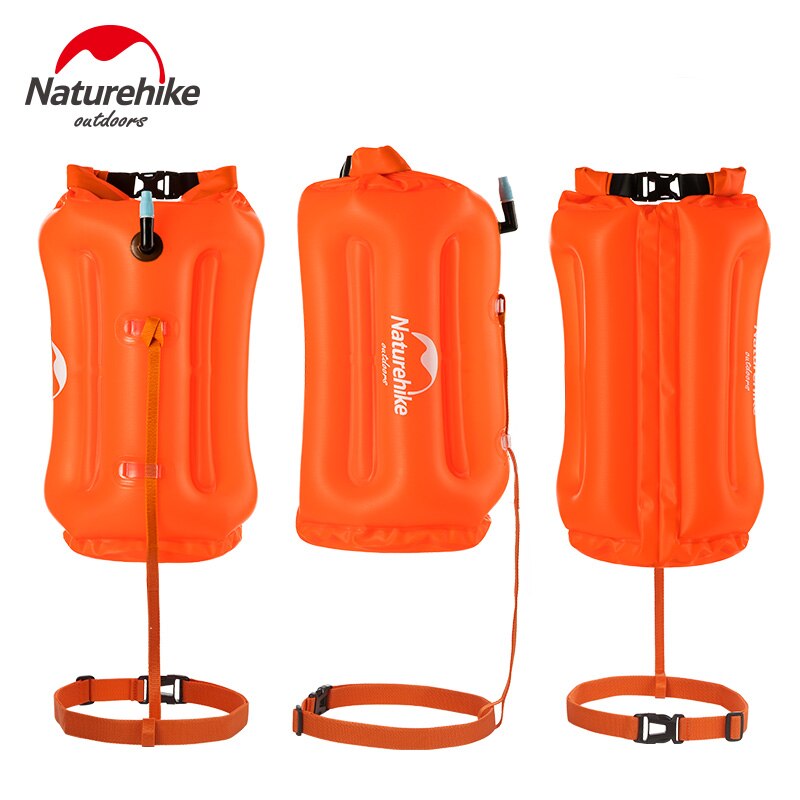 Sac de plongée en apnée de natation de bord de mer de sac imperméable gonflable extérieur de naturetrekking avec le sac de stockage de vêtements de téléphone d'airbag 20L/8.5L
