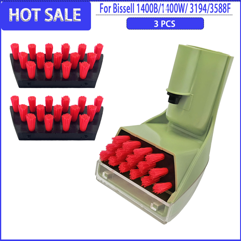 Compatible For ( Bissell 1400B, 1400W, 1425, 1986, 2290A, 2458, 3194, 3353, 3588F ) Tough Stain Brush Tool Replacement Part: grey