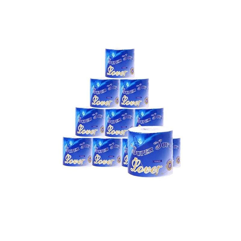10 Rolls Zachte Natuurlijke Houtpulp Toiletpapier 3-Ply Papier Huishoudelijke Bad Weefsels