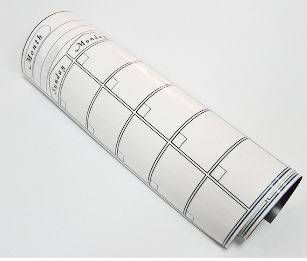 Yibai  a3 whiteboard månedsplanlægger magnetisk opslagstavle køkken daglig fleksible opslagstavler køleskab tegnekalender