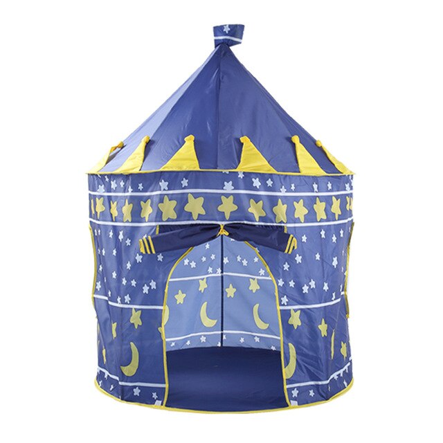 3 In 1 Children's Tent Spaceship Kids Tent Rocket Ship Play Tipi Dry Pool Children's House Space Yurt Ball Box Baby Teepee Tents: PJ3284BL