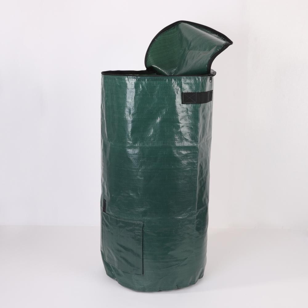 Home DIY Organic Fertilizer Bag Kitchen Garden Yard Compost Bag Eco-friendly Kitchen Food Scraps Trash Bags (45*80cm)