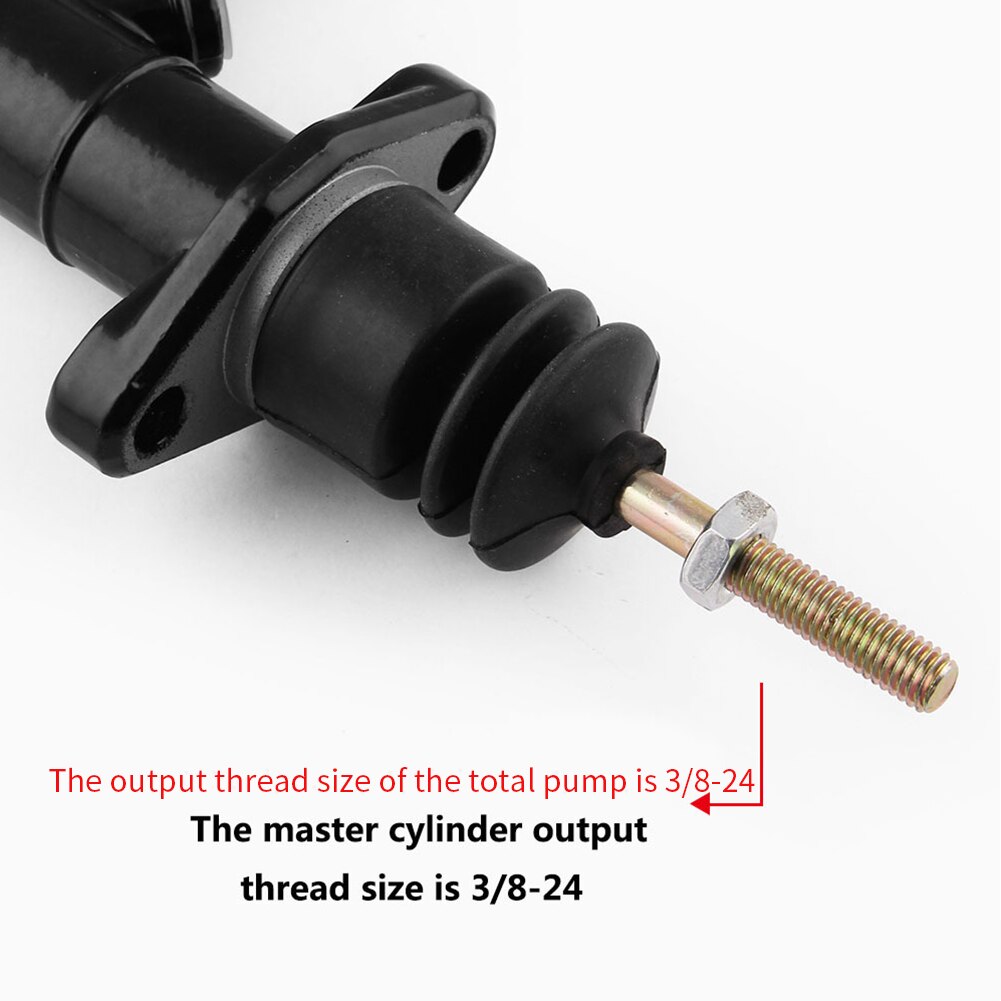 Threaded Universal Clutch Master Cylinder Aluminum Car Assembly Non Slip Automobiles Durable Replacement Handbreak