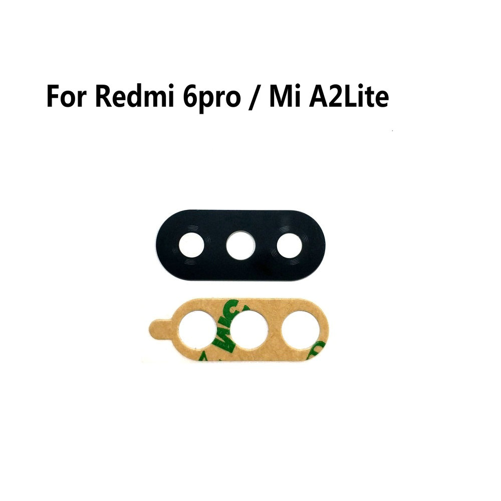 2Pcs/Lot,Rear Back Camera Glass Lens Cover For Xiaomi Mi A3 With Sticker Adhesive For Xiaomi Mi A1 A2 Lite Replacement Parts: Mi A2Lite
