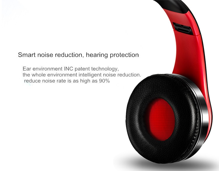 HIFI stereo earphones bluetooth headphone music headset FM and support SD card with mic for mobile xiaomi iphone sumsamg tablet