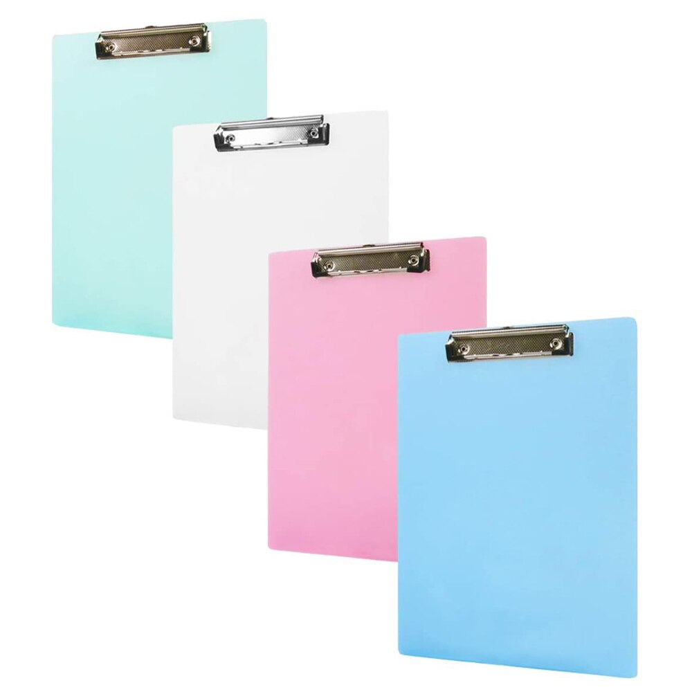 Portable A4 Writing Pad Plastic Transparent Clipboard Hardboard Document Holder Sketch Drawing Board