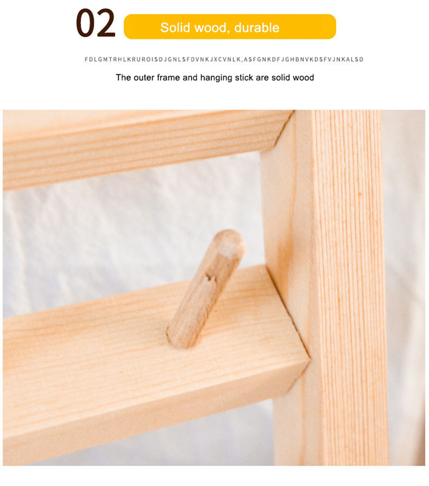 Multifunctional Solid Wood Foldable Wire Rack Sewing Thread Bobbin Practical Simple Holder Practical Embroidery Tool