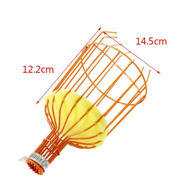 Deep Fruit Picker Basket Basket Convenient Horticultural Gardening Orange Apple Peach Pick Tools Stainless Steel