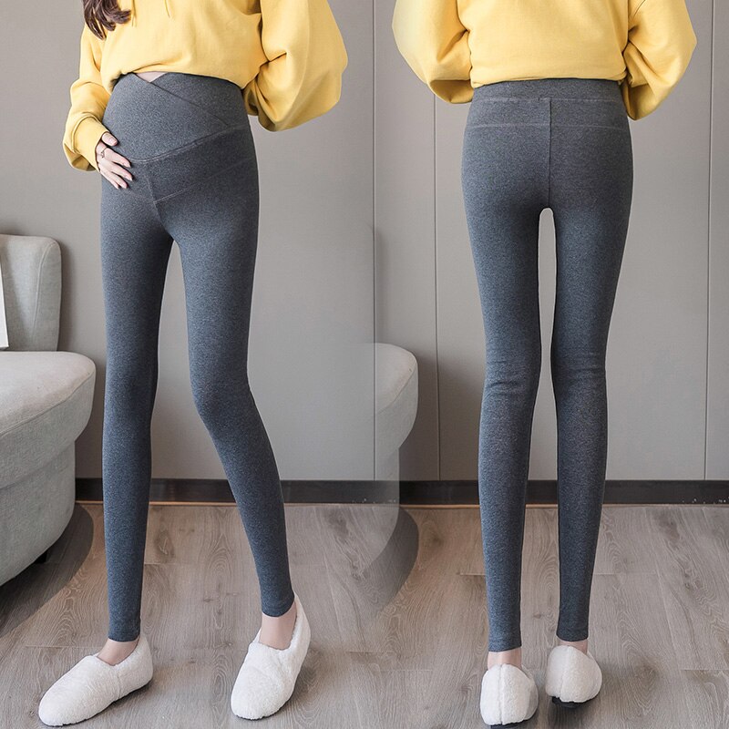 Leggings i forårsren bomuld til gravide kvinder