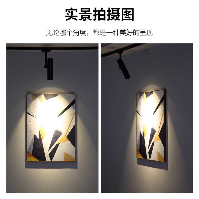 VISDANFO riel Spotlight 7w rotar led track luz cob aisilan negro blanco Rail luces Accesorios