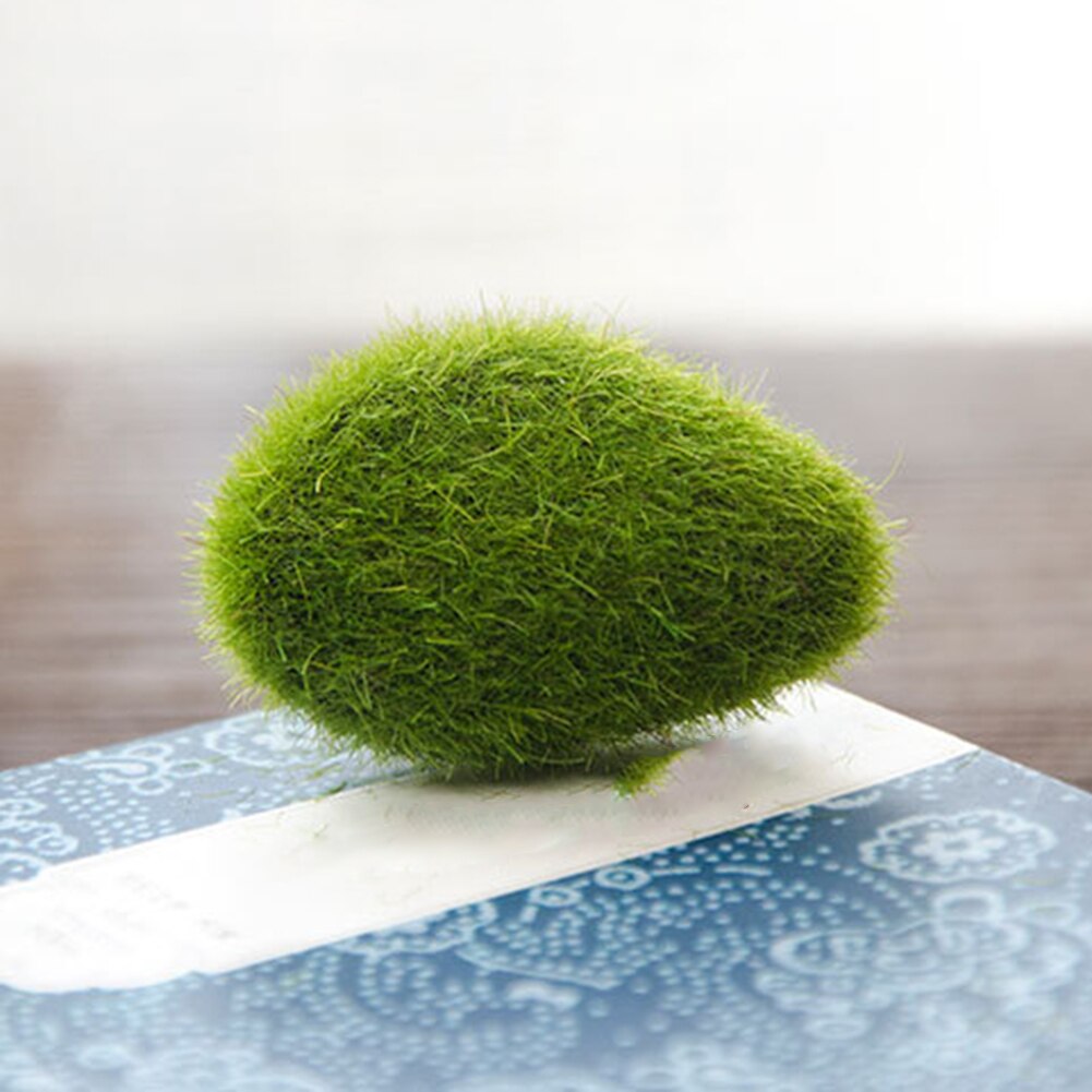30pcs Artificial Moss Stones Grass Green Plant Home Garden Decor Landscape And Atmospheric