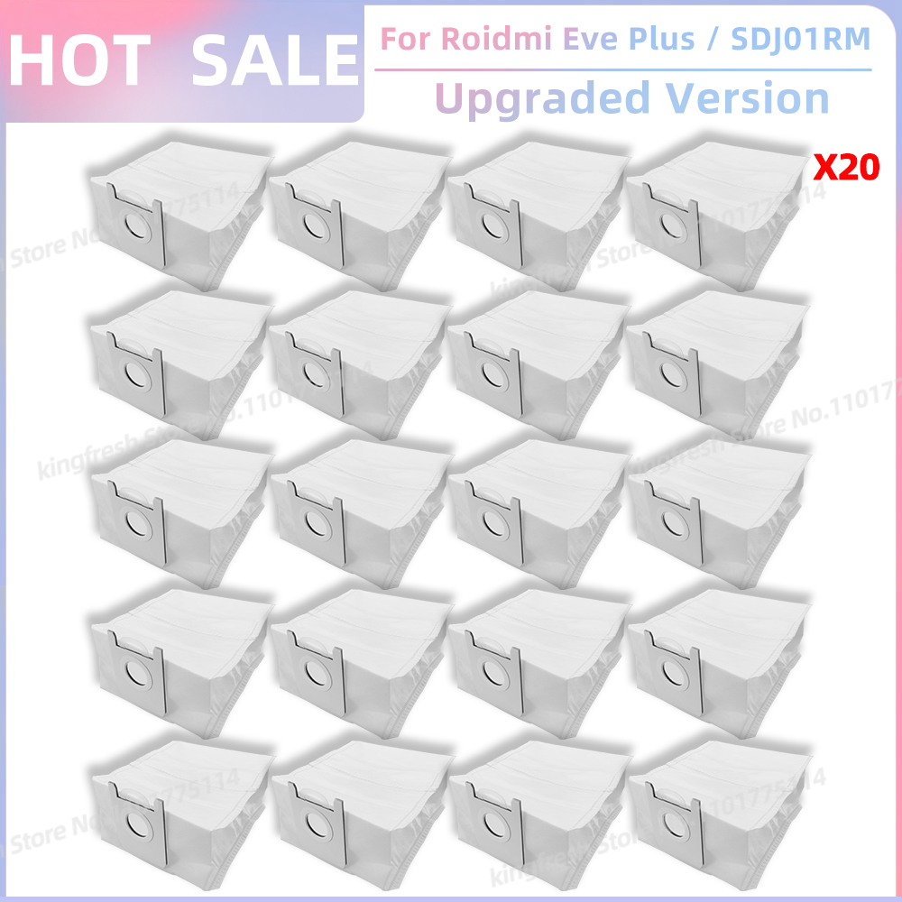 Fit For Roidmi Eve Plus SDJ01RM, XCLEA H30 Plus / H40 Plus Parts Main Roller Side Brush Filter Mop Cloth Bracket Bag Accessories: Chocolate