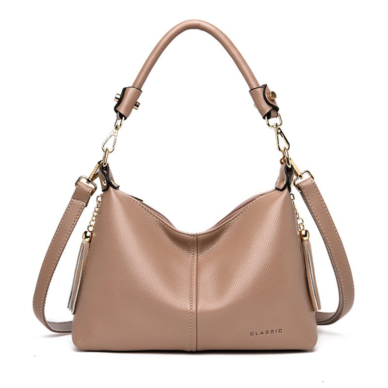Cuir petits Hobos sacs à Main de luxe femmes sacs sacs à Main de créateur sacs à bandoulière de pour les femmes Sac à bandoulière Sac A Main: KHAKI