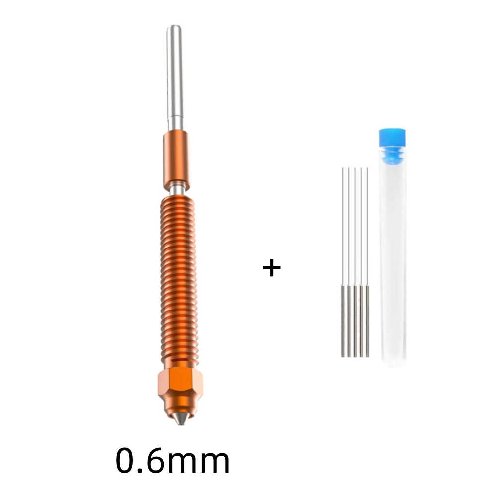 Creality "Unicorn" K2 Plus Hi Combo Kit de bico de troca rápida 0,4 mm / 0,6 mm / 0,8 mm Bico integrado totalmente metálico para K2 Plus Hi Combo: CINZA