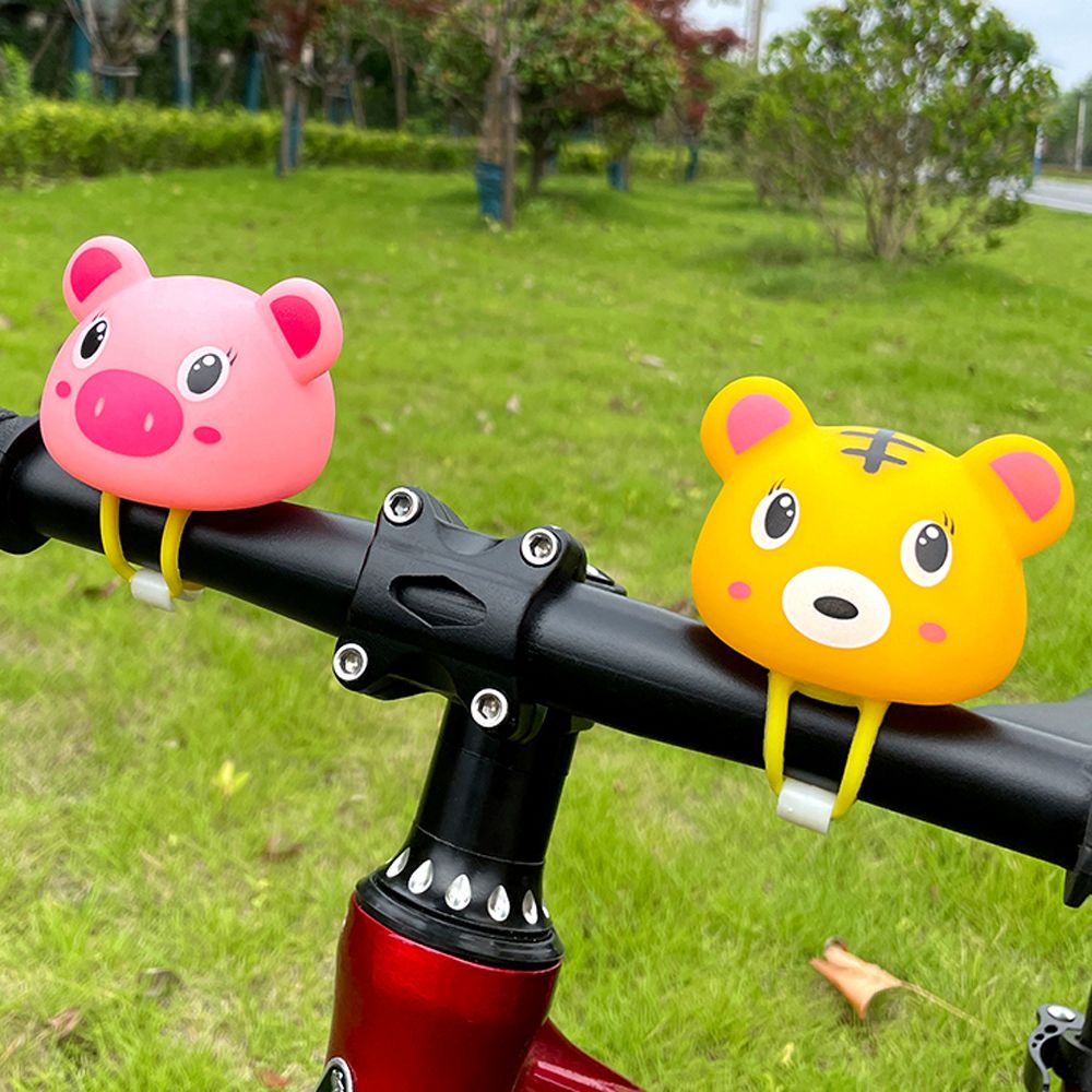 Riding Cartoon Ring Bell Sound Alarm Animal Air Horn Bicycle Horn Bicycle Ring Bell Bicycle Head Light Bell Kids Bike Bell