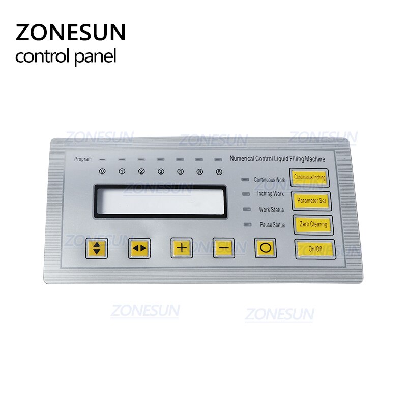 Zonesun displaypanelklistermärke för gfk -160 vätskepåfyllningsmaskin