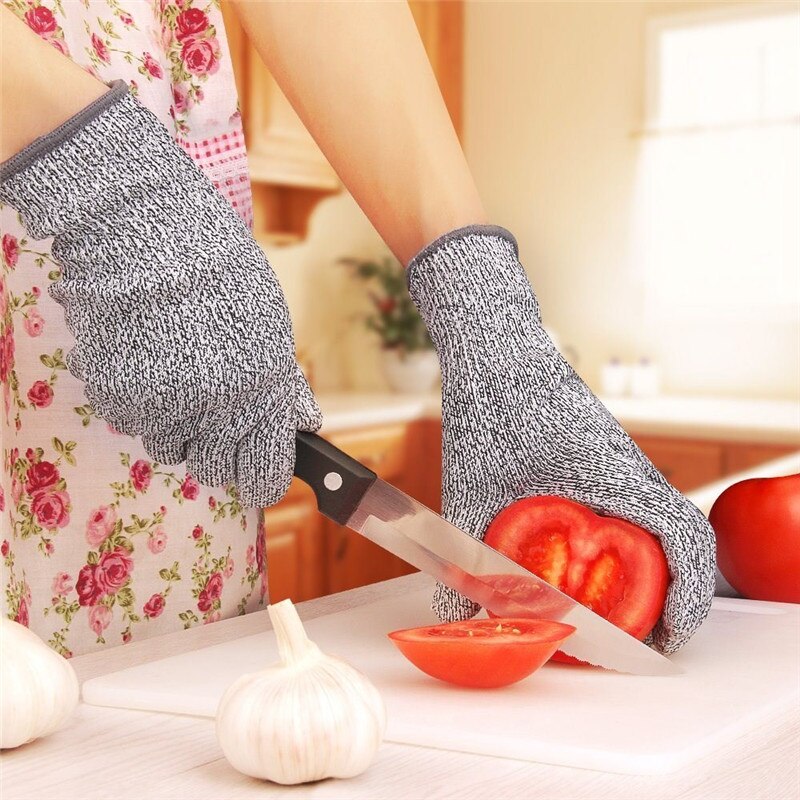 Ebene 5 schneiden nachweisen Stichsichere Draht Metall Handschuh Küche Metzger Schnitte Handschuhe für Auster Shucking Fisch Gartenarbeit Sicherheit Handschuhe