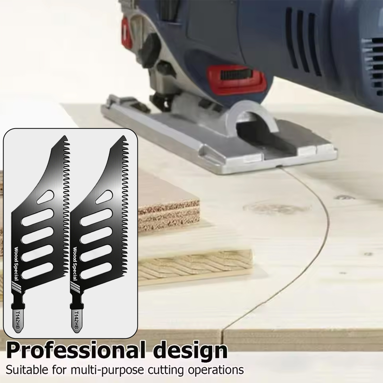 Cuchillas de corte al ras de madera, hoja de sierra de calar con vástago en T de acero al carbono, dientes gruesos reemplazables para herramientas de corte de espacios apretados de aluminio