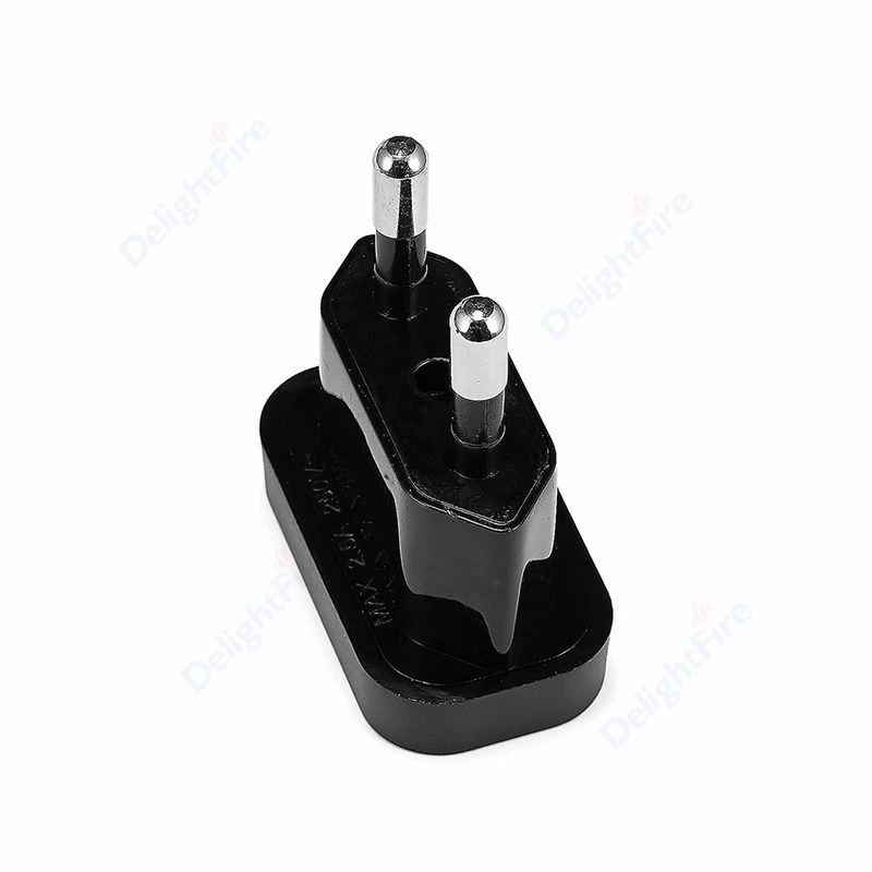 Upgraded EU Plug Adapter US To EU Euro Korea France Travel Adapter CN China To European Ruassia 2Pin AC 4.8 mm CE