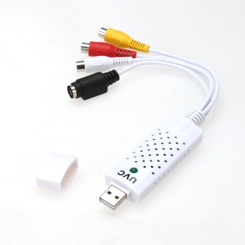 Portable for Easycap USB Audio Video Capture Card Adapter for NTSC/PAL VHS To DVD Video Signal Converter For Win7/8/XP/Vista