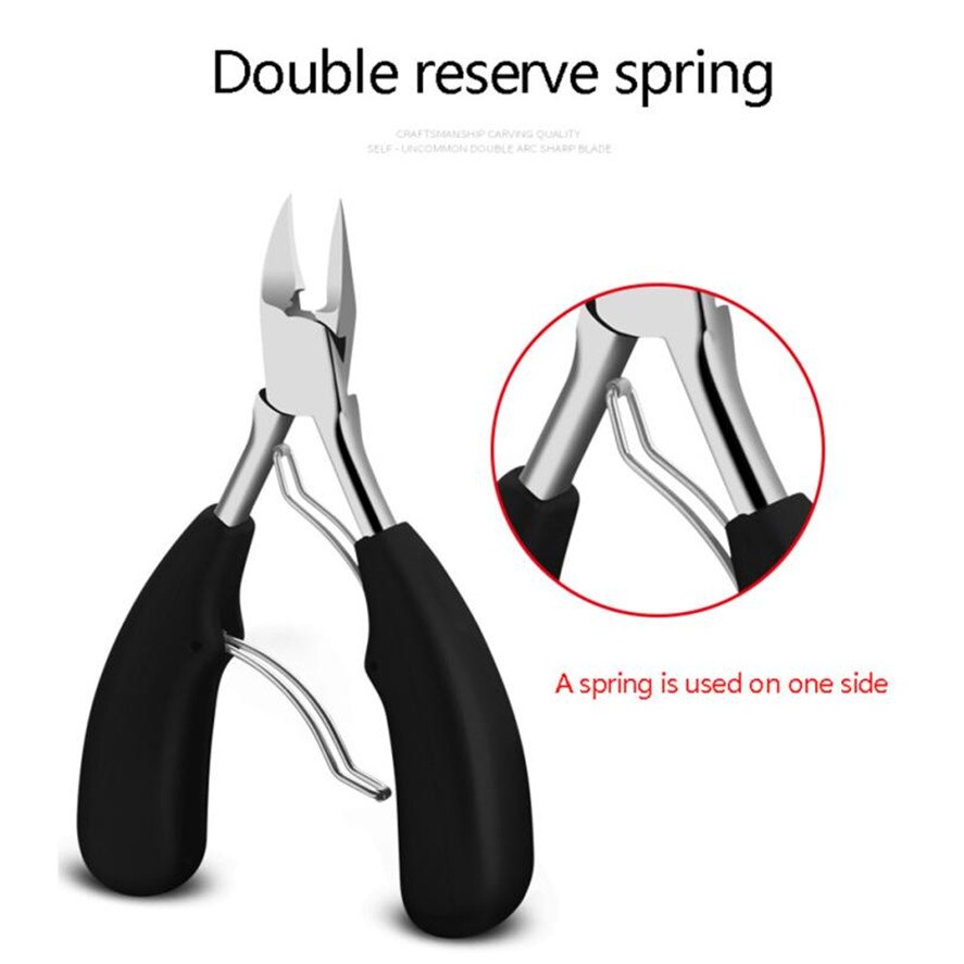 Toe Nail Clippers File for Thick Nail or Ingrown Toenail,for Men &amp; Seniors Manicure Pedicure Tools Cuticle Pusher