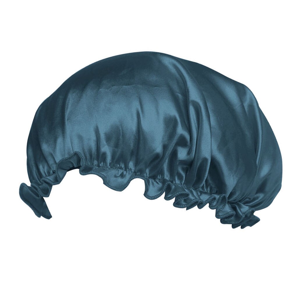 1pc Adults Satin Solid Sleeping Hat Bonnet De Nuit Night Sleep Cap Hair Care Bonnet Nightcap For Women Men Unisex Cap Supplies