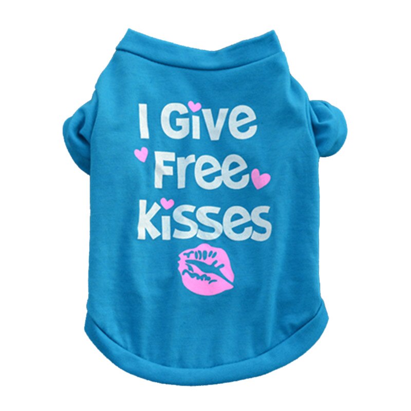 Bogstav hund skjorter sommer kæledyr tøj til små hunde tøj vest sød hvalp pyjamas forår kæledyr kat tøj 12 cy 30 s 2