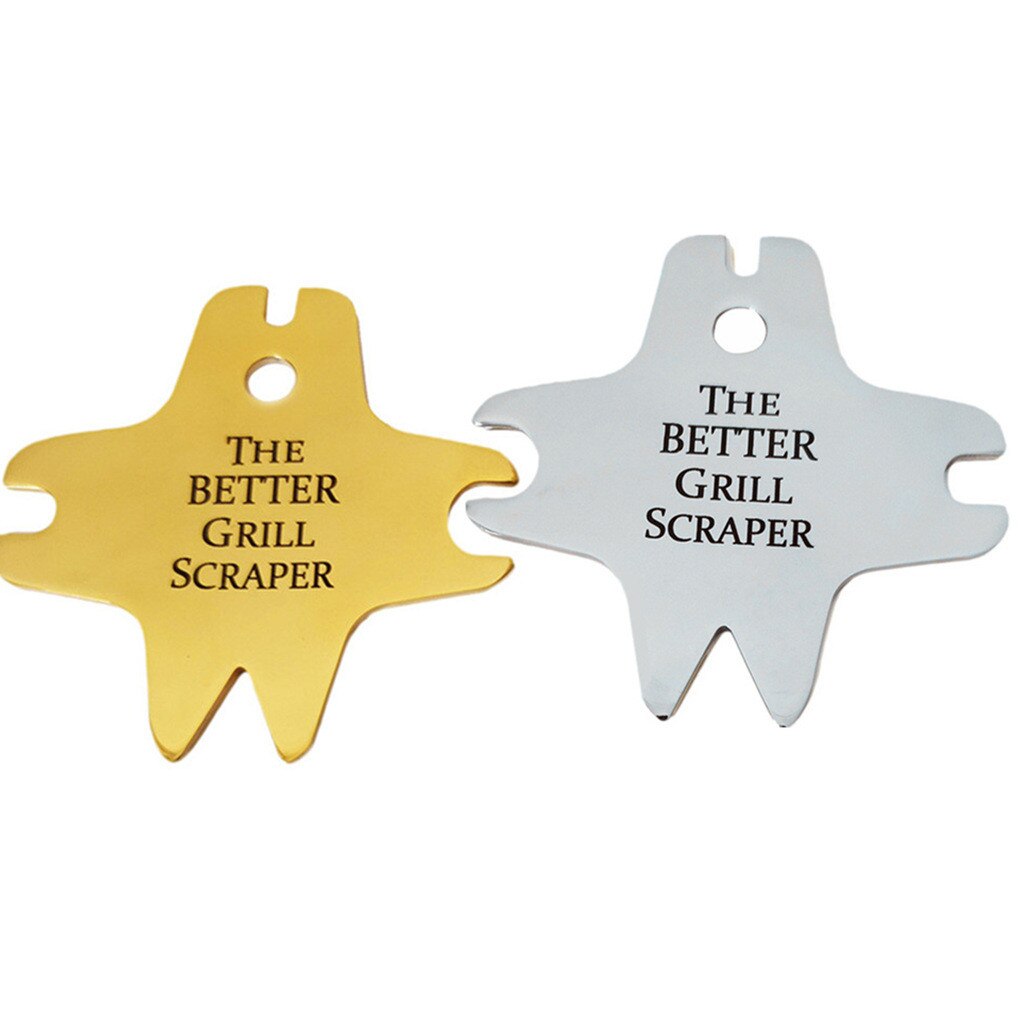 De Beter Grill Schraper Barbecue Schoonmaken Tool Rvs Cleaning Blade #60