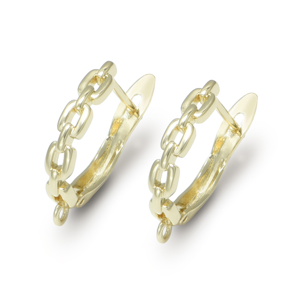 DIY Basic Schwenzy Material 14k Gold /Sliver Color Fasteners Earwire Earring Hooks Accessories For Woman Earrings Making: Blue