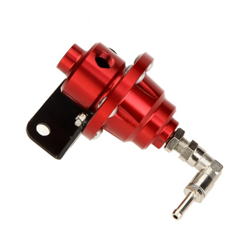 High Performance Car Fuel Pressure Gauge Adjustable Fuel Pressure Regulator Red