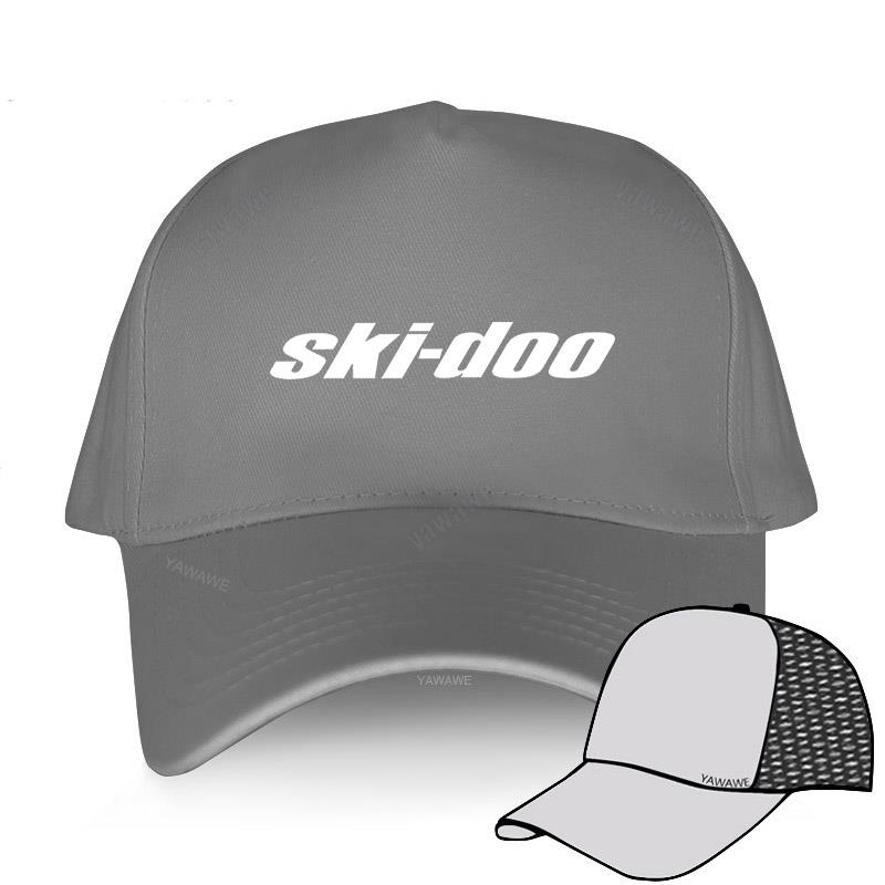 Baseball Kappe Hut Sport Bonnet Hysterese Hip Hop SKI DOO Papa hut im freien sommer Baseball Caps: grey mesh