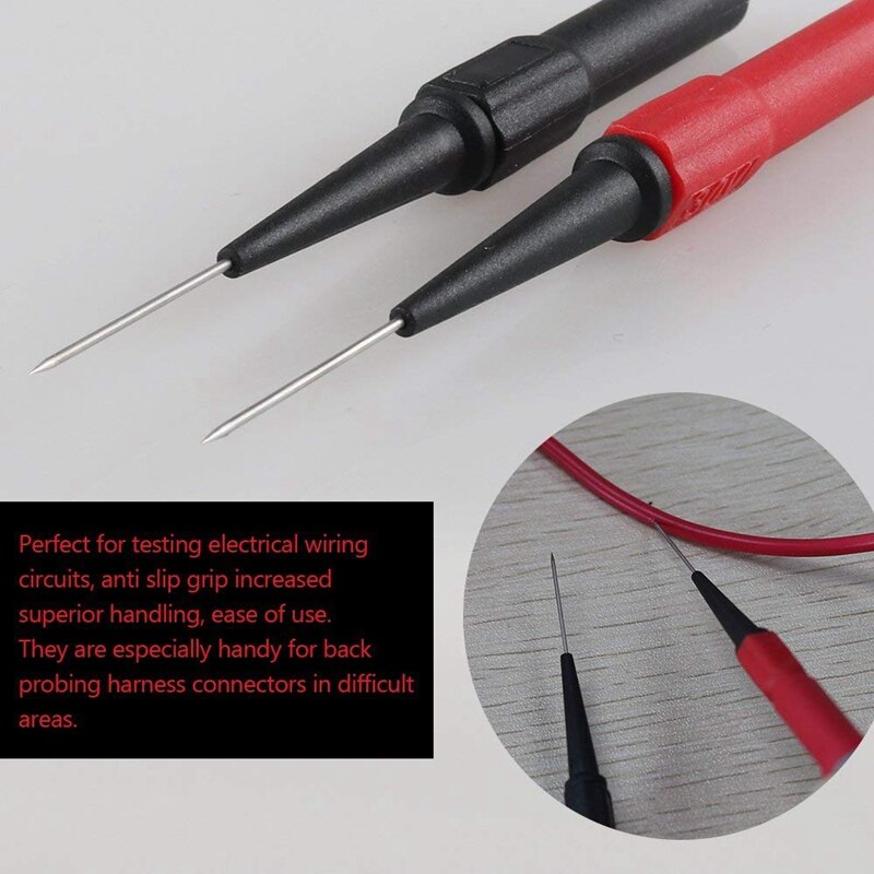 BMBY-Auto Repair Tool Multimeter Meter Pen Line Test Kit, Digital Multimeter Lead, With Alligator Clip, Multi-Function Test Prob