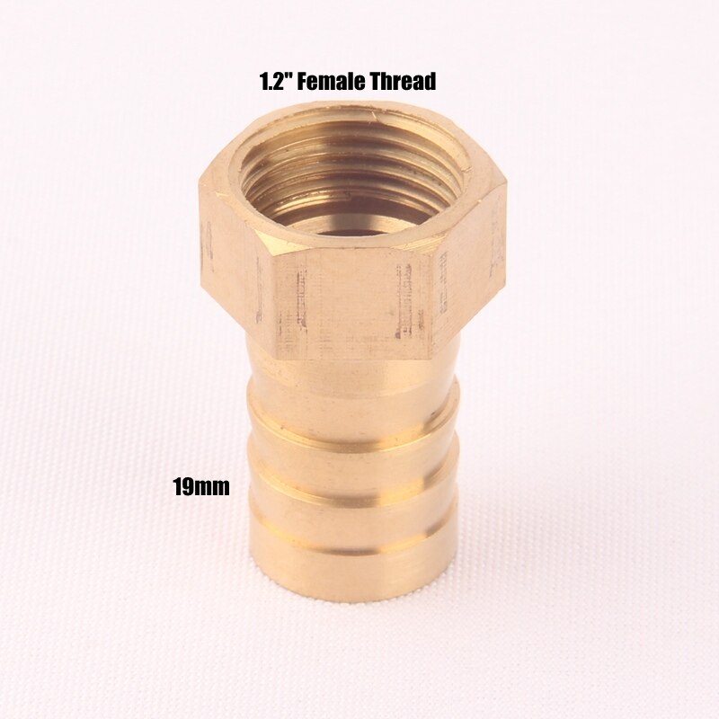 1/2" Female Male Thread Hose Connector 8-19mm Pure Brass Pagoda Water Connectors Irrigation Copper Gas Soft Pipe Hose Adapters