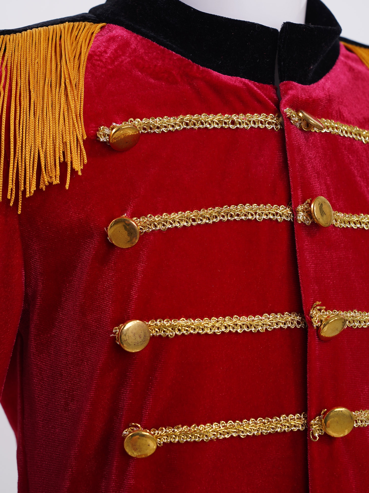 Manteau de cirque pour enfants, costume de maître nageur, veste de garde royale de luxe, jeu de rôle pour enfants, manches longues, glands, tambour, Tailcoat
