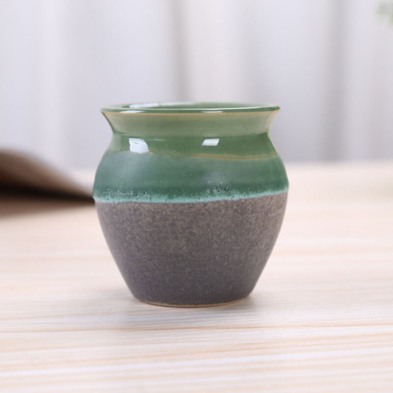 Stijl Keramische Bubble Glazuur Duim Bloempot Mini Vetplanten Bloempot Pocelain Bonsai Pot met een Gat Huis Tuin: 4
