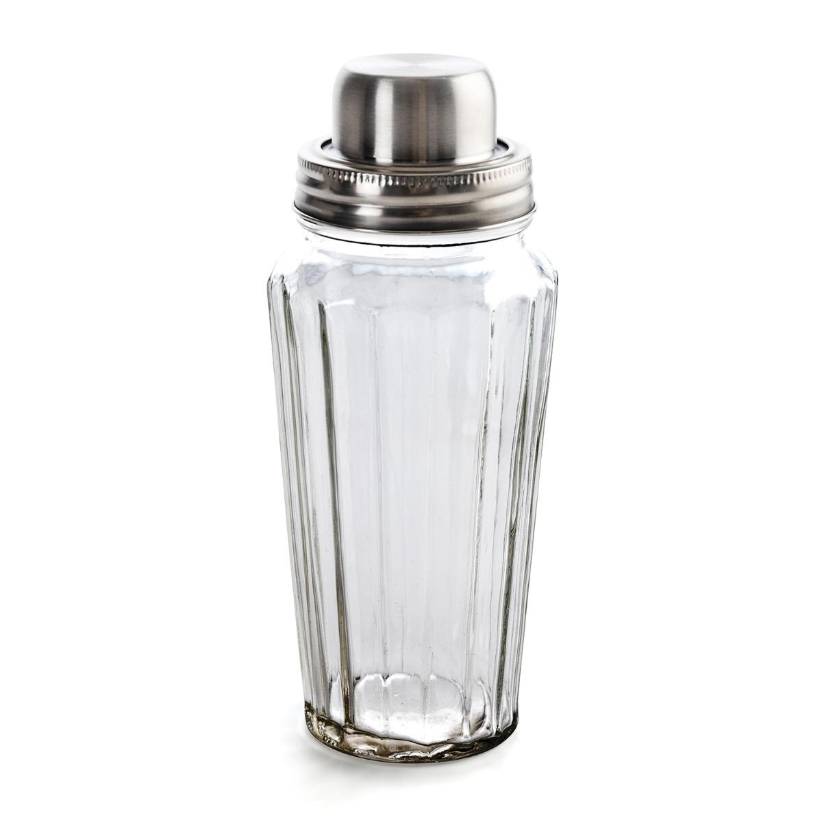 QUID HABITAT - Coctelera Relieve Vidrio 0,5L