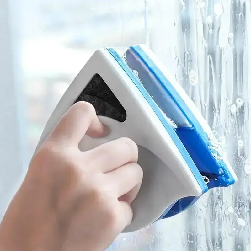 Cepillo limpiador de ventanas magnético de 3-8mm, limpiaparabrisas de doble cara, cepillo para ventanas de vidrio, limpieza especial de ventanas para el hogar