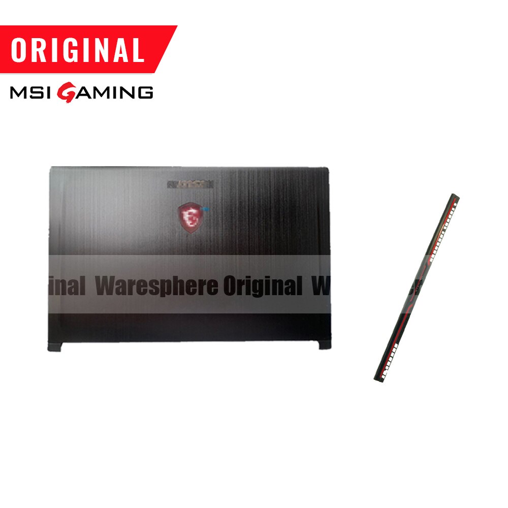 Original LCD Back Cover for MSI WS63 7RK GS63VR 6RF 7RF Stealth Pro Hinge Cover 16K2 3076K2A252HG01 Black