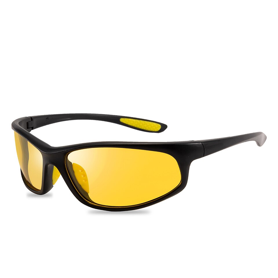 ATTCL Heren Sport Gepolariseerde Zonnebril Voor Mannen Fietsen Rijden Vissen 100% UV Bescherming UV400 CAT 3 CE, Medium