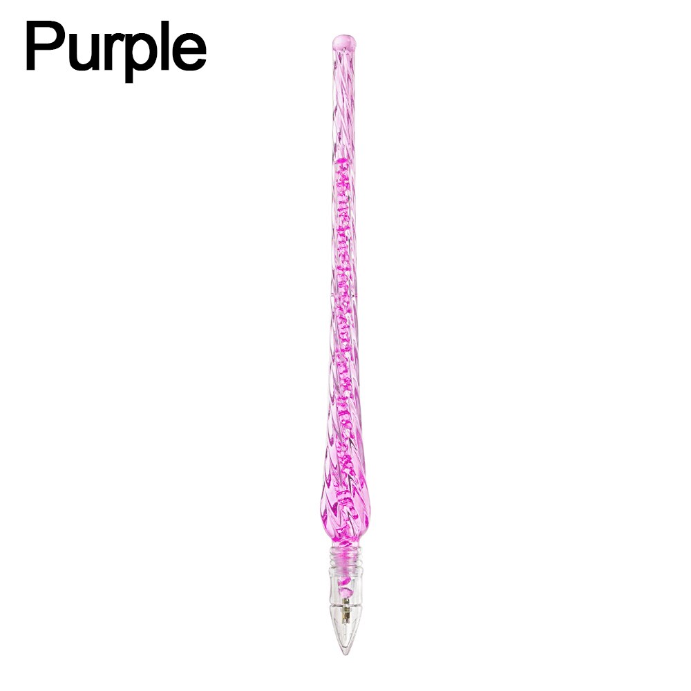1PC Plastic Resin Cross Stitch Point Drill Pen 5D Diamond Painting Embroidery Crystal Pens Sewing Accessories Supplies DIY Craft: Purple   17.5cm