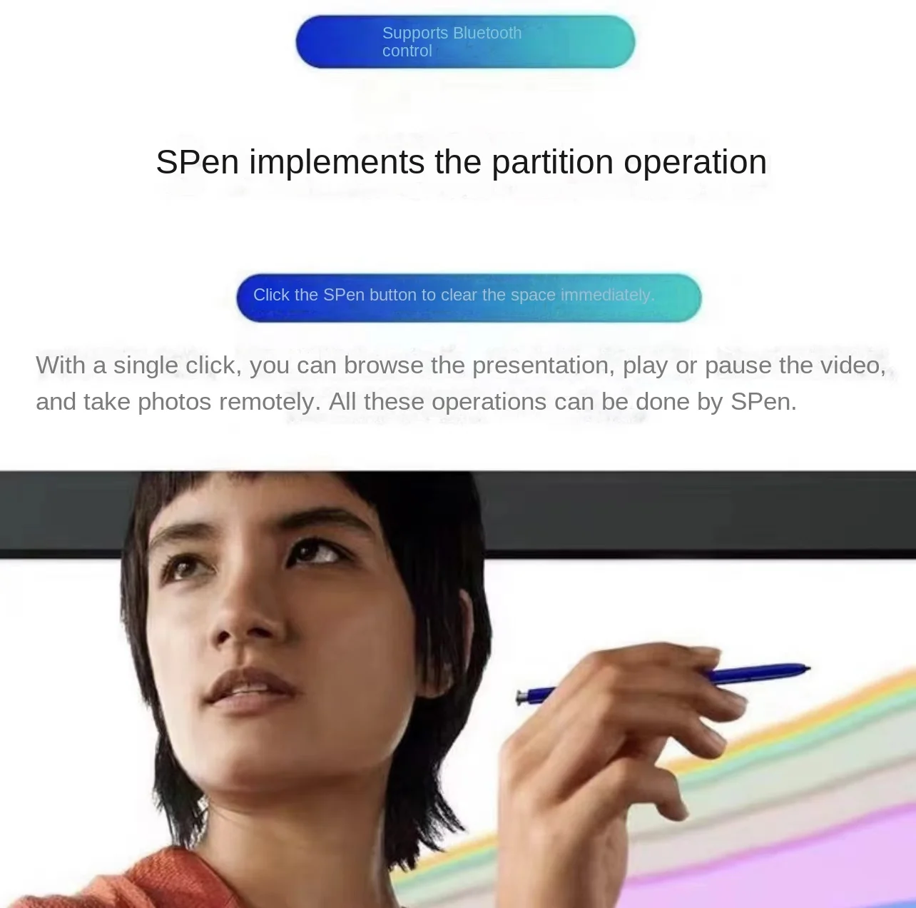 Til samsung galaxy note 20 n980 n981 sm-n980f 20 ultra  n985 n986 berøringspenn med s-penn og bluetooth-funksjon