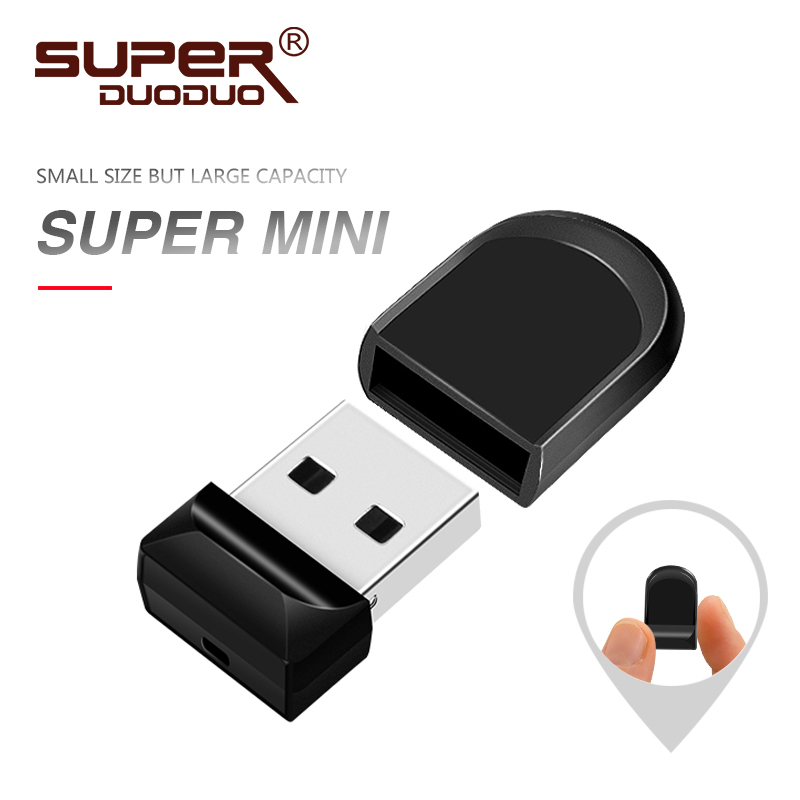 Super mini black usb flash drive 4GB 8GB 16GB 32GB 64GB Pendrive 128GB Flash Drive Memory Stick Pen drive small U disk for