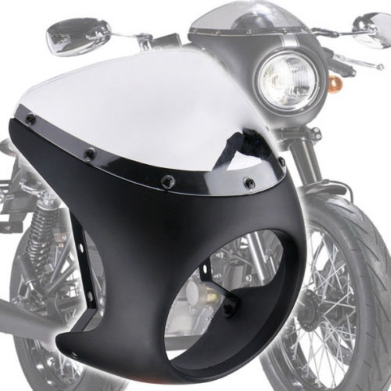 Carenado para carrocería de motocicleta, cubierta fina para parabrisas de 7 ", para Cafe Racer