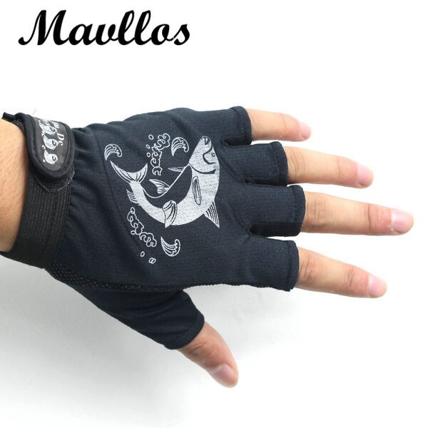 Mavllos Vliegvissen Handschoenen Mannen Waterdicht 1 Paar Halve Vinger Ademend Anti-Slip Duurzaam 3 Kleur Outdoor Sport vissen Handschoenen