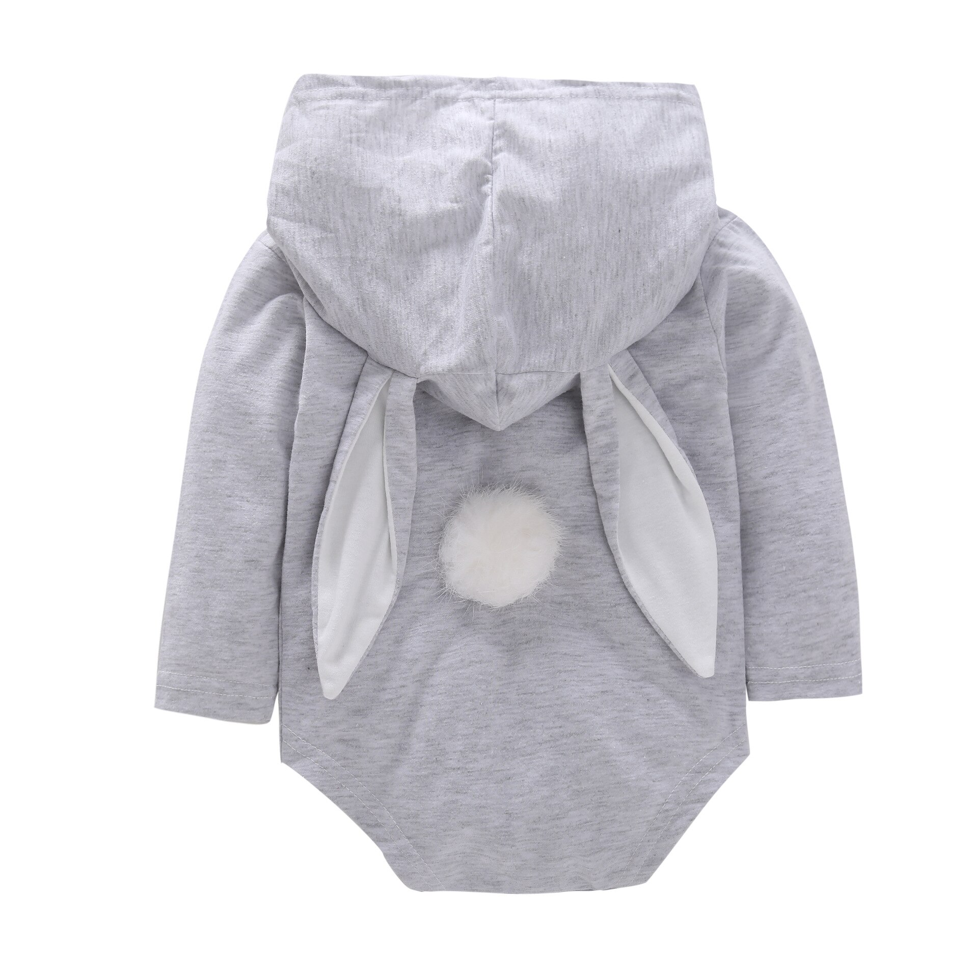Neue Frühling Herbst Baby Karosserie lang Ärmel Baumwolle Kaninchen Art 3D Solide Patchwork Mädchen Junge Jumper freundlicher Baby Outfits Kleidung