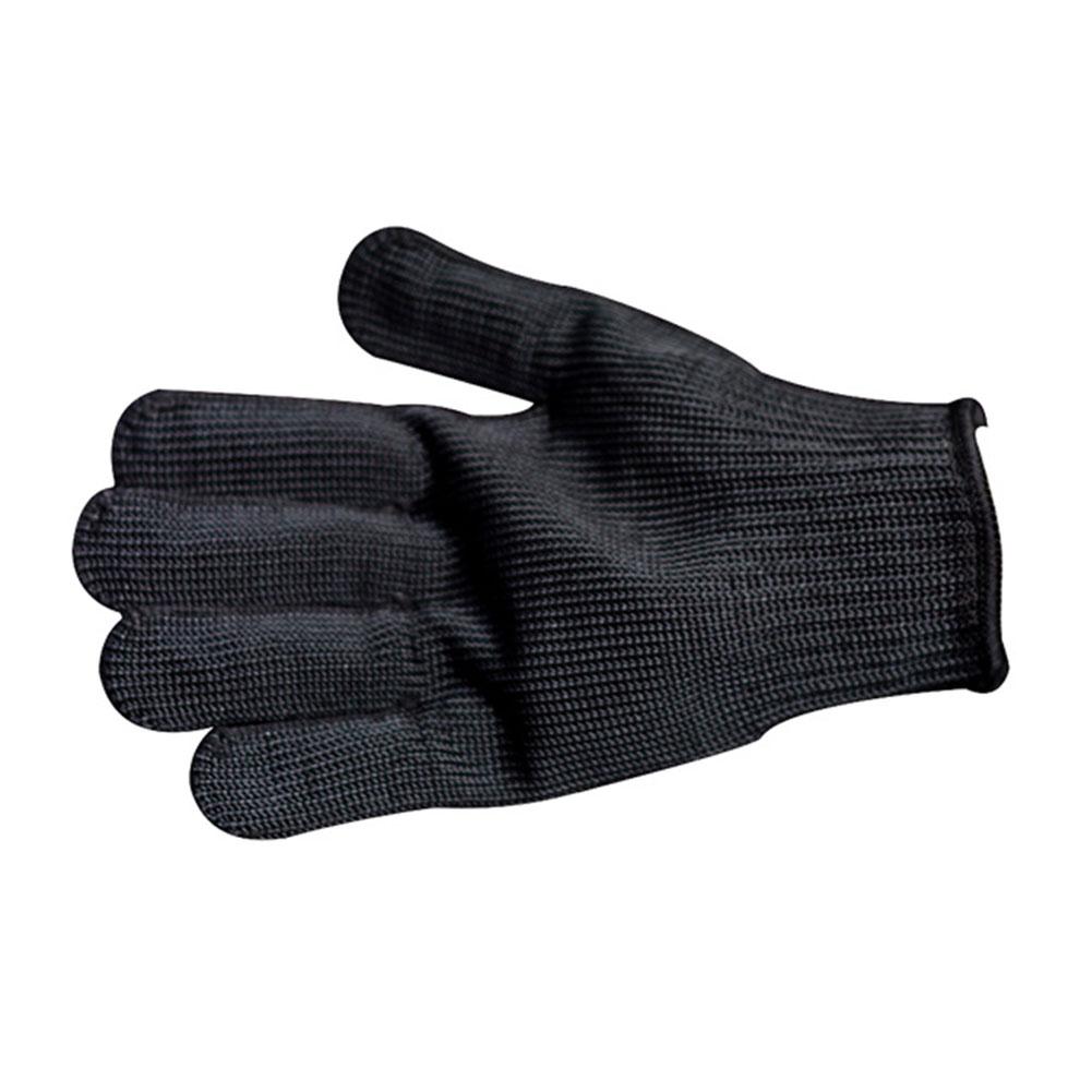 Guanti anti-morso per addestramento degli uccelli guanti in filo per movimentazione di piccoli animali guanti protettivi da masticare per pappagalli squiroli criceto riccio: nero