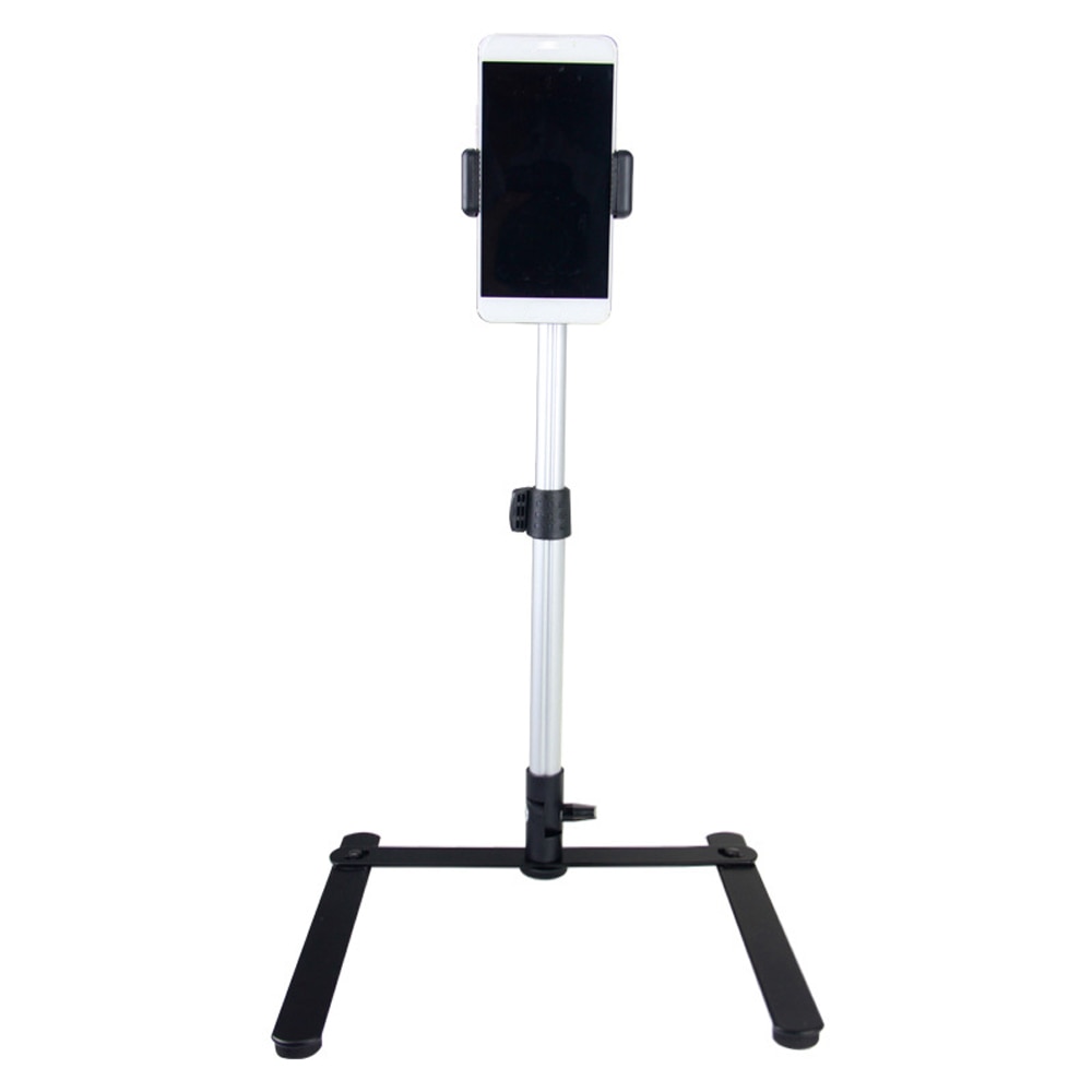 Photography Adjustable Table Stand Set Mini Monopod with Phone Clip Mobile Phone Photography Tool