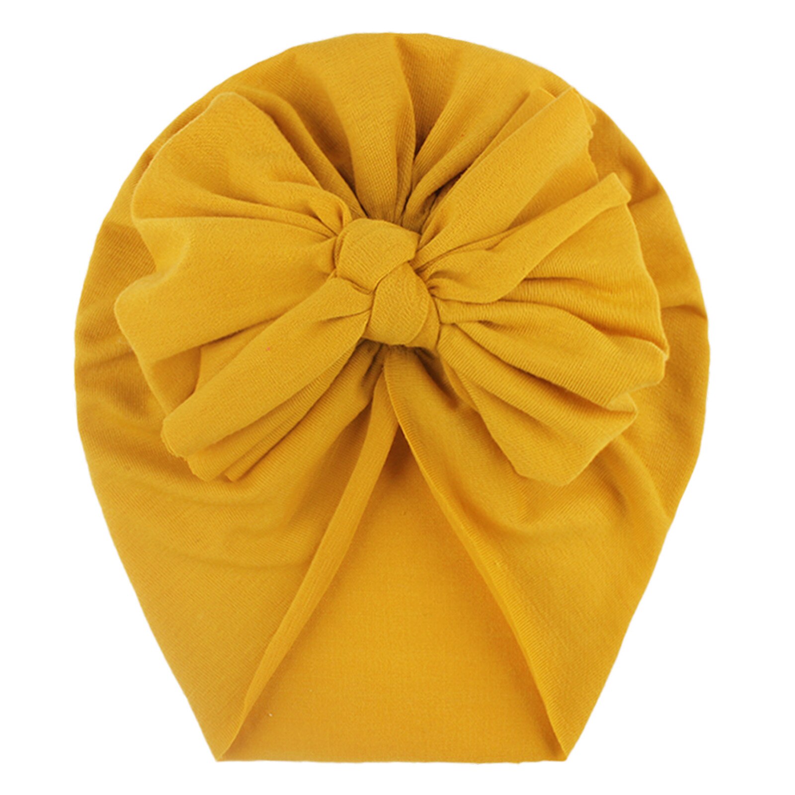 Baby Stuff Accessories Baby Girl Hat With Bow Knot Infant Beanie Solid Big Bowknot Cap For Girls Kid Hats 1PC Warm Cap 0210: M
